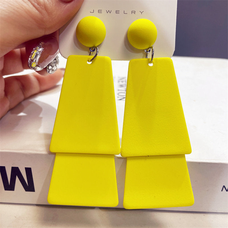 Geometric Drop Earrings