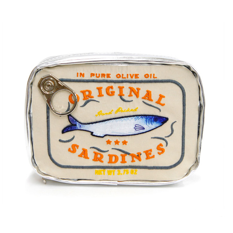 Sardine Tin Can Cosmetic Bag