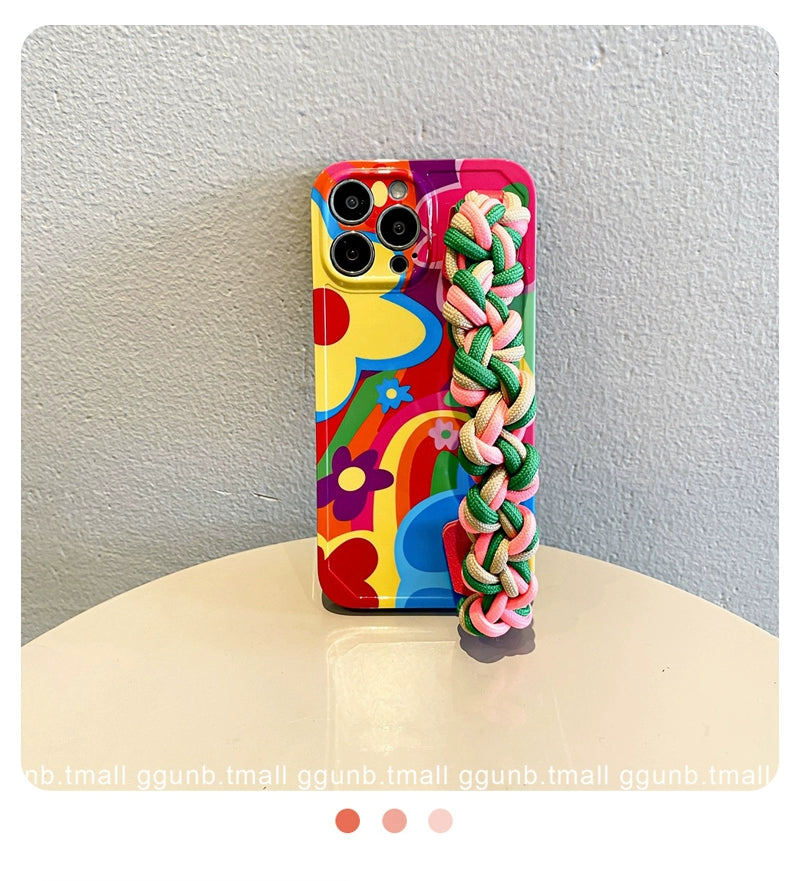 Crochet Wrist Graffiti Phone Case