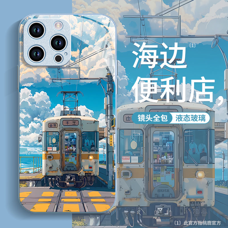 Japanese Seaside Convenience Store Phone Case
