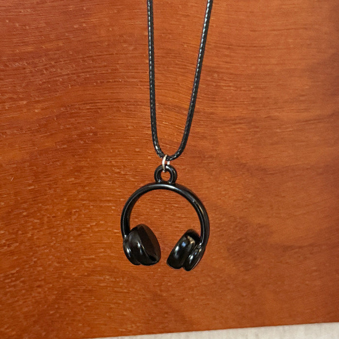 Headphone Pendant Necklace