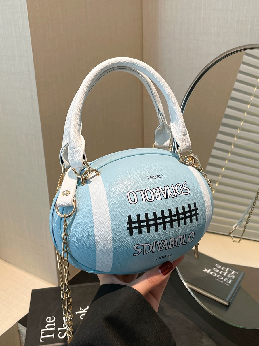 Rugby Ball Crossbody Bag