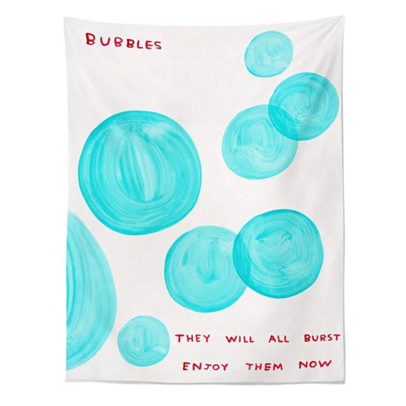 Enjoy The Bubbles Now Tapestry