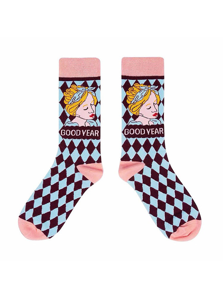 Retro Comic Book Socks