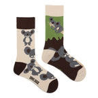 Mismatched Streetwear Crew Socks