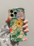 Oil Painting Flower Phone Case