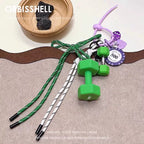 Gym Equipment Keychain