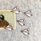 Paper Airplane Push Pins Set