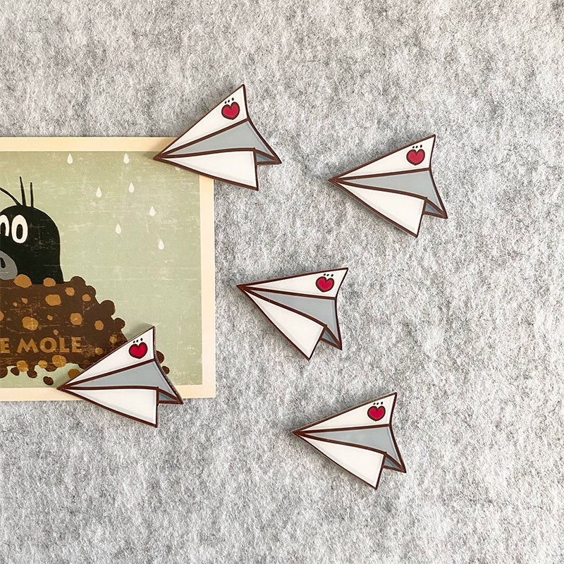 Paper Airplane Push Pins Set