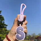 Leather Letter Keychain