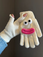 Googly Finger Wool Gloves