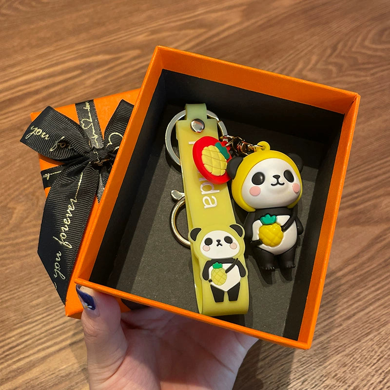 Panda Hat Keychain