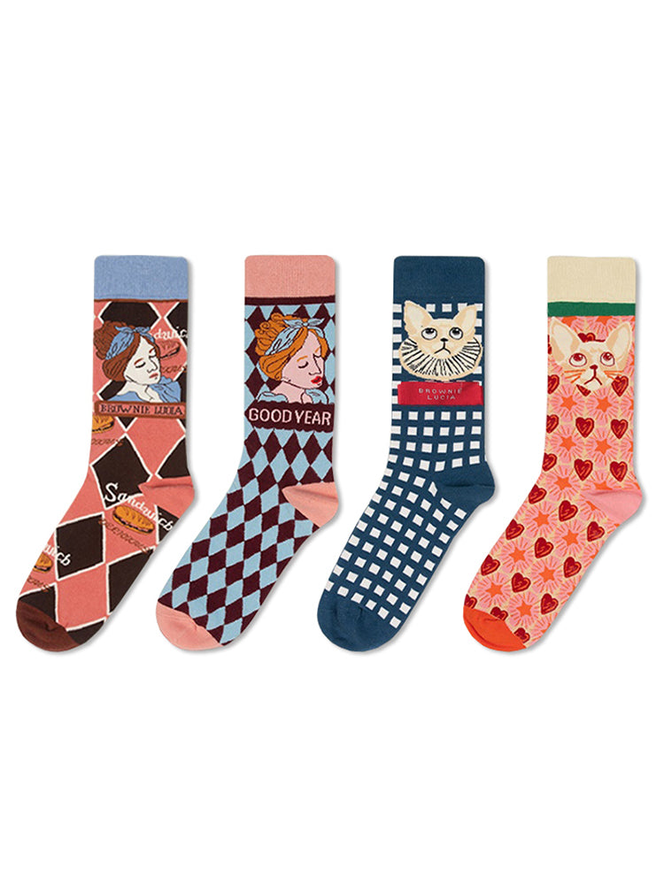 Retro Comic Book Socks