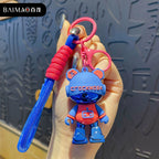 Eyepatch Bear Keychain