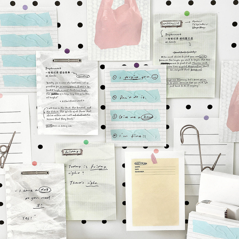 Vintage Dopamine Memo Pad Set