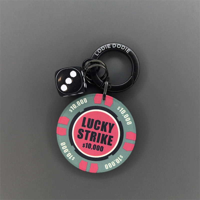 Poker Chip Keychain