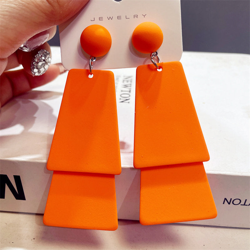 Geometric Drop Earrings