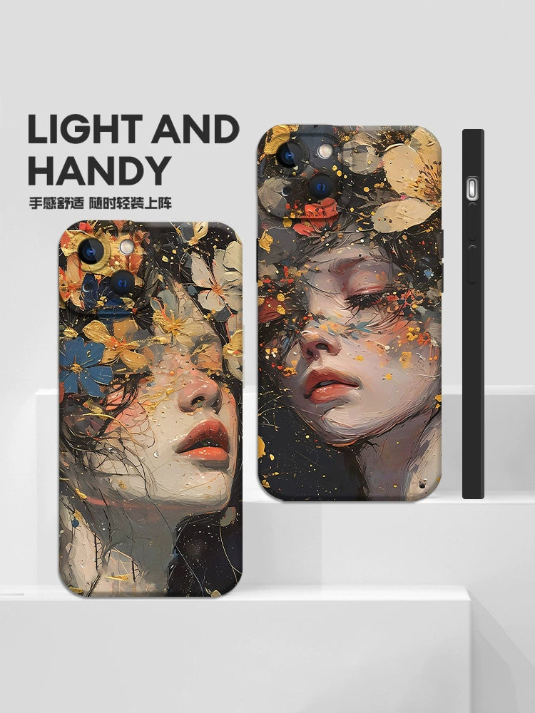 Floral Girl Phone Case