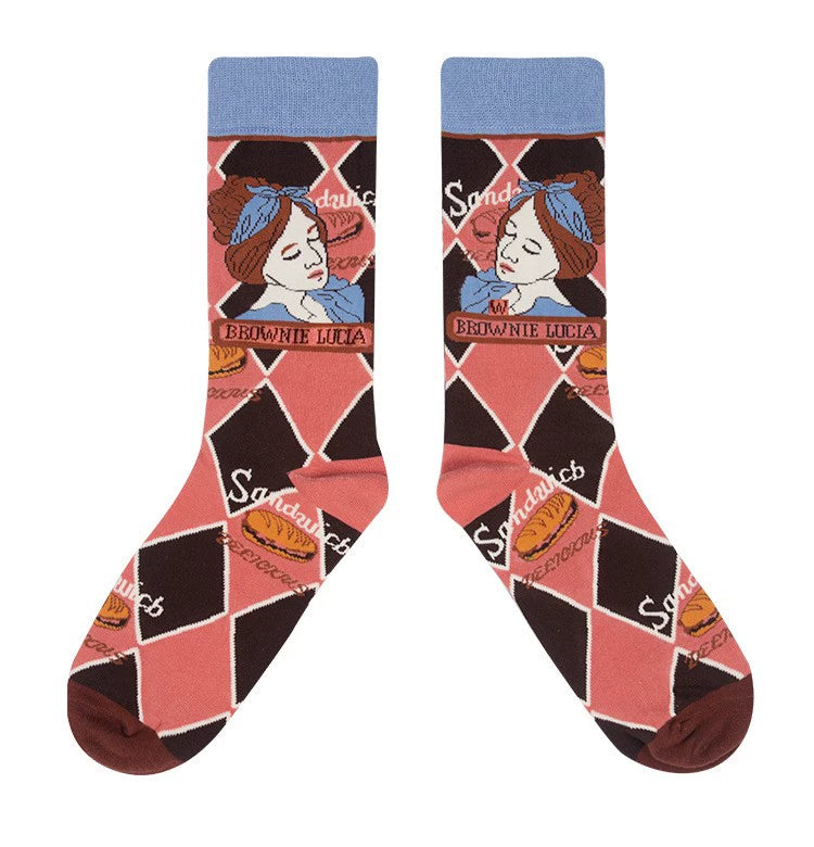 Retro Comic Book Socks