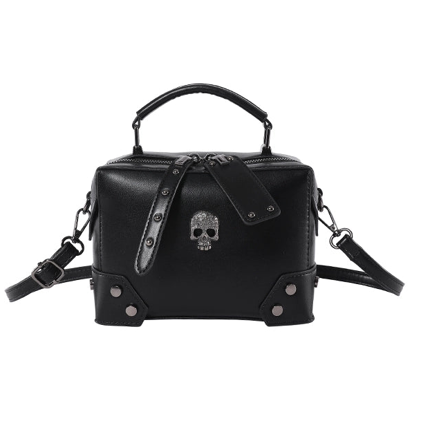 Punk Skull Pillow Tote Bag