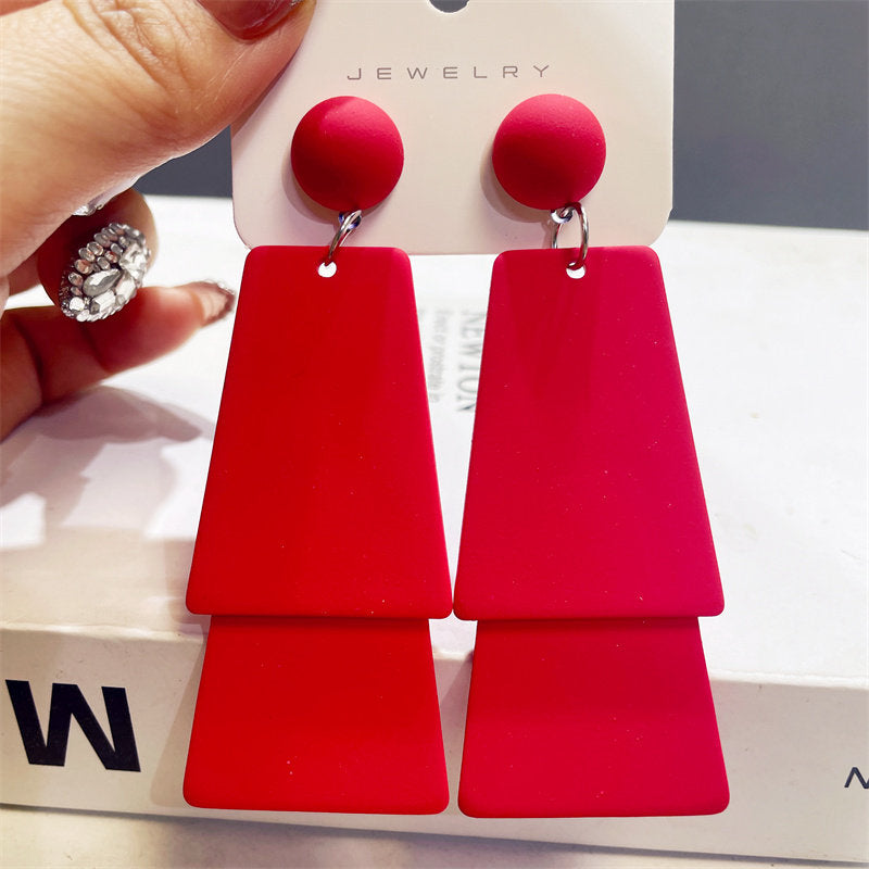 Geometric Drop Earrings