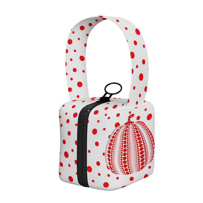 Polka Dot Pumpkin Mini Handbag