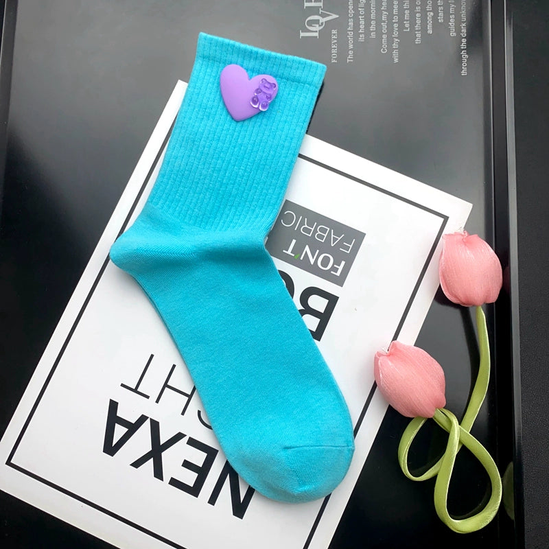 Candy Color Novelty Socks