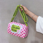 Checkerboard Pillow Sling Bag