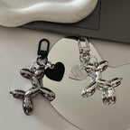 Mirrored Balloon Dog Keychain