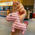 Full-diamond Pony Keychain