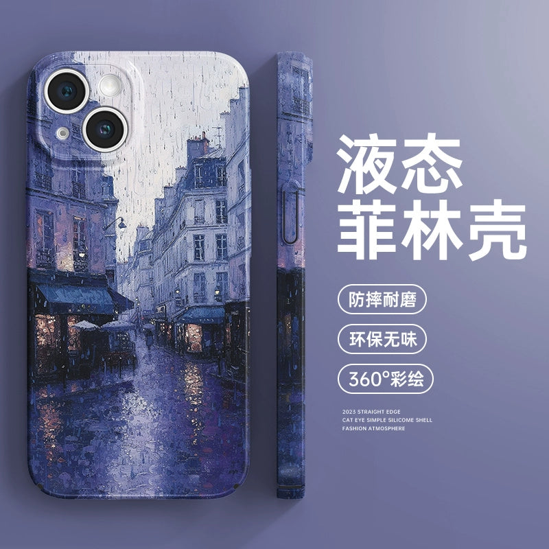 Paris Rainy Night Phone Case