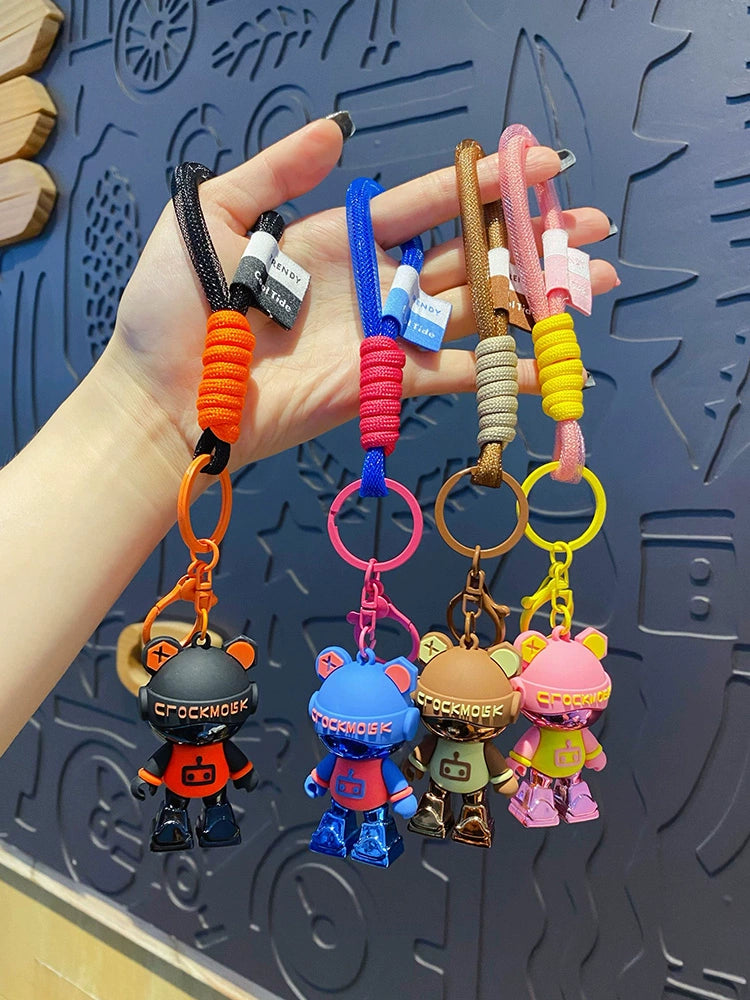 Eyepatch Bear Keychain