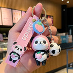 Panda Hat Keychain