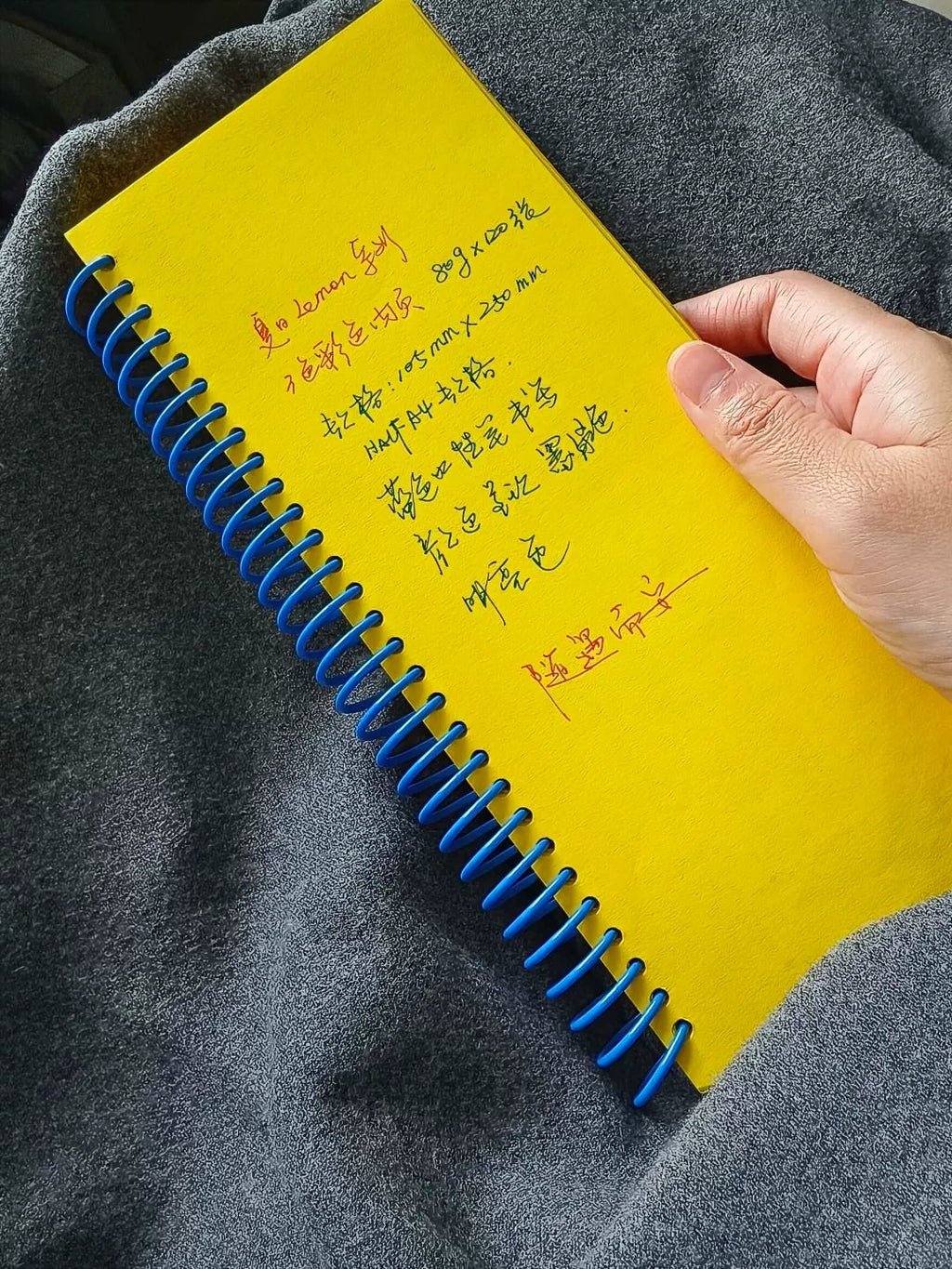 A6 Colorful Spiral Bound Thick Journal