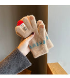 Snowman Knit Gloves