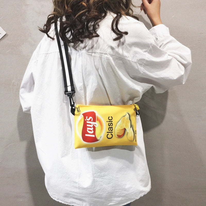 Crisp Chip Bag Novelty Sling Bag