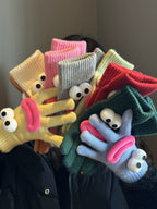 Googly Finger Wool Gloves