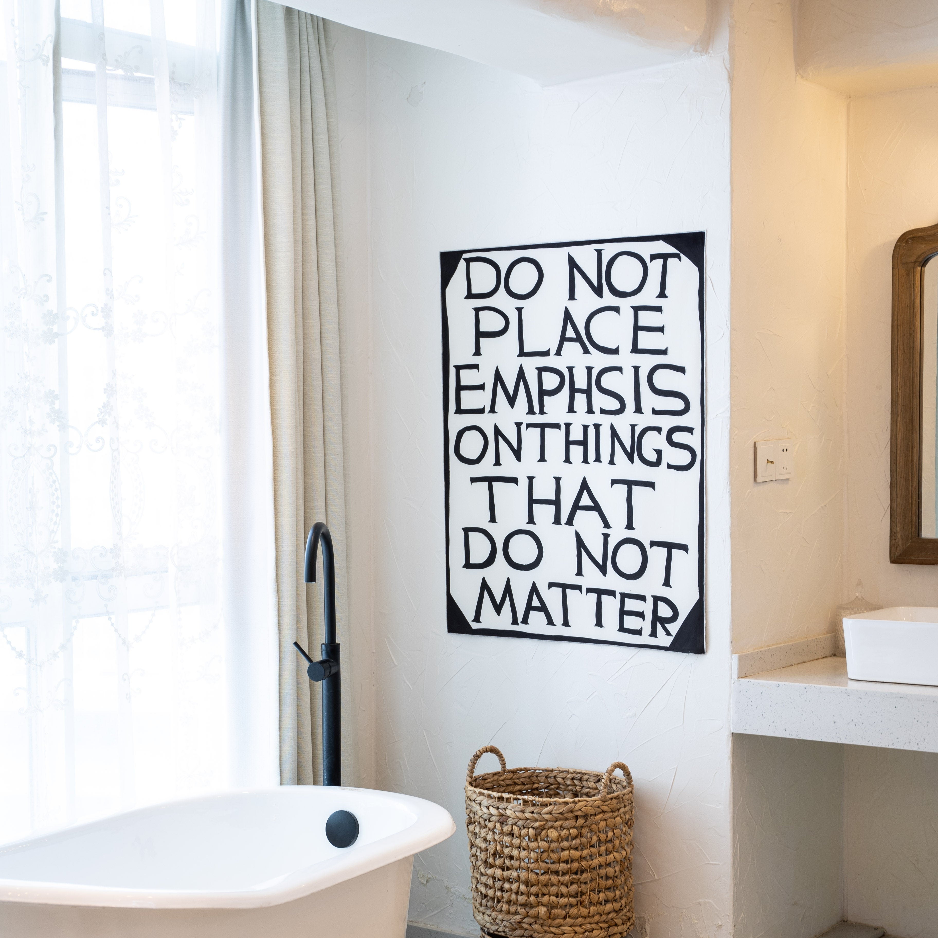 Inspirational Saying Wall Tapestry