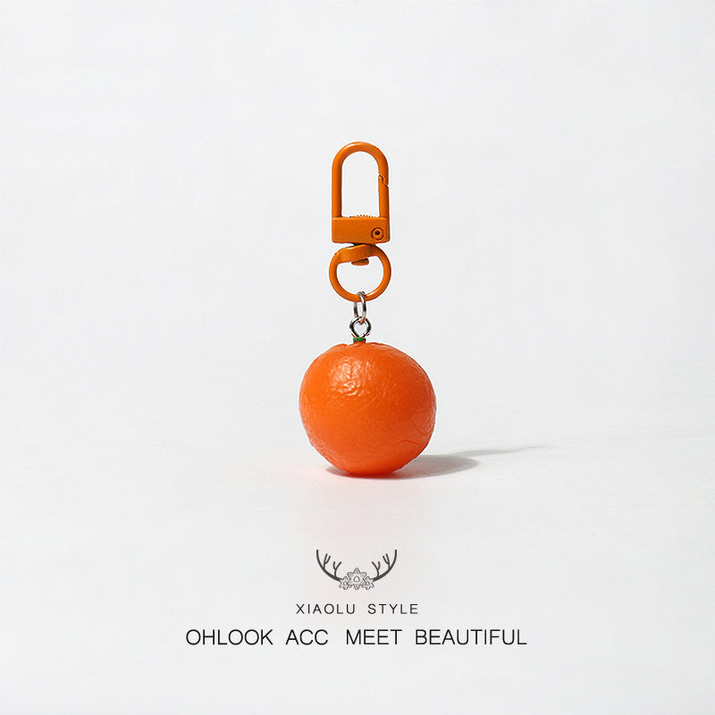 Realistic Orange Keychain