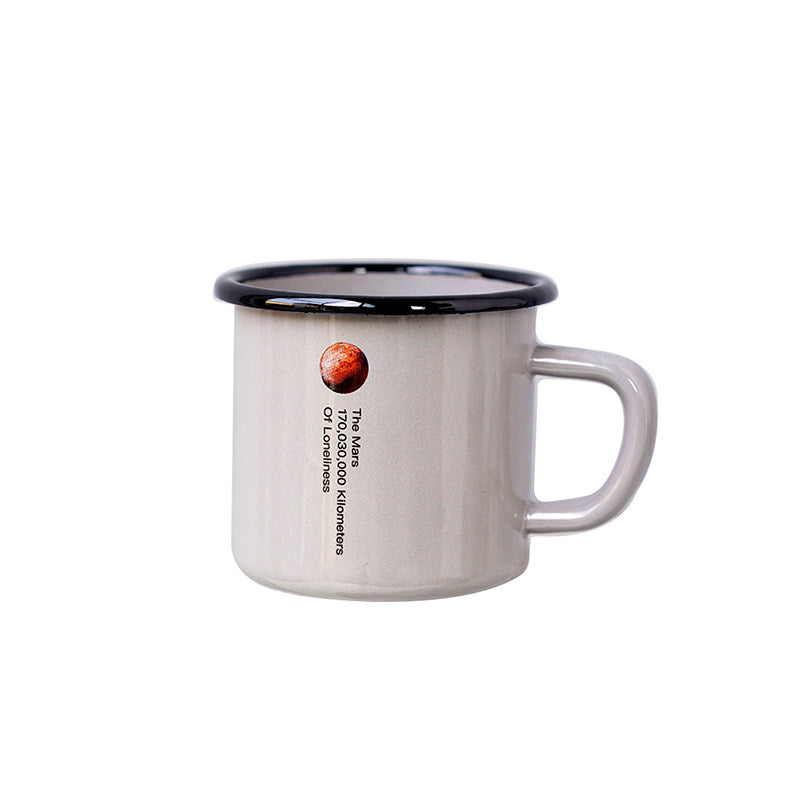 Retro Enamel Pour-Over Coffee Pot