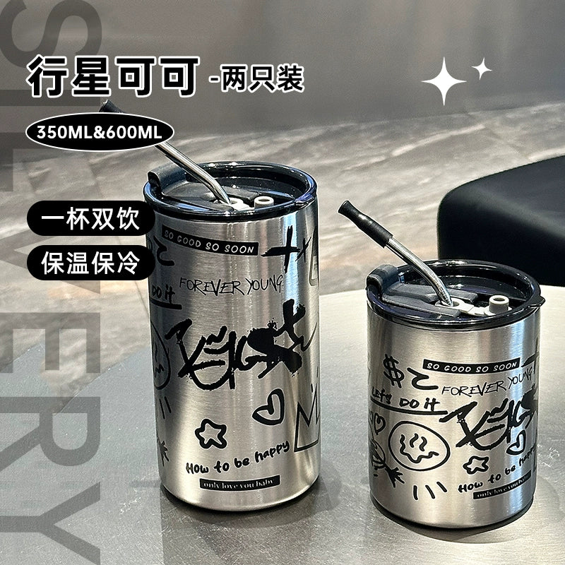 Graffiti Straw Tumbler