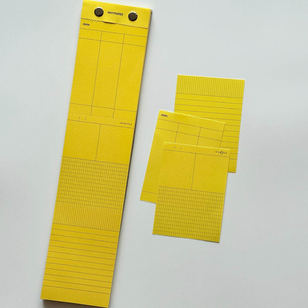 Long Strip 3-Section Memo Pad