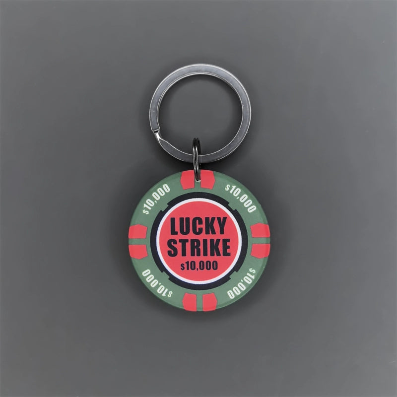 Poker Chip Keychain