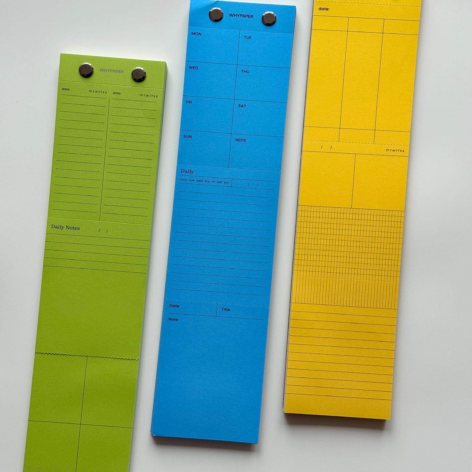 Long Strip 3-Section Memo Pad