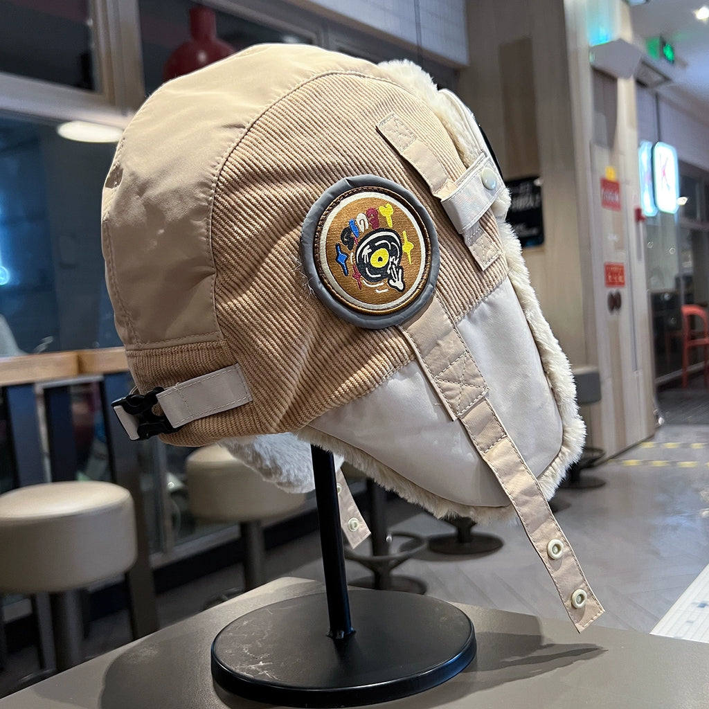 Retro Aviator Hat with Goggles