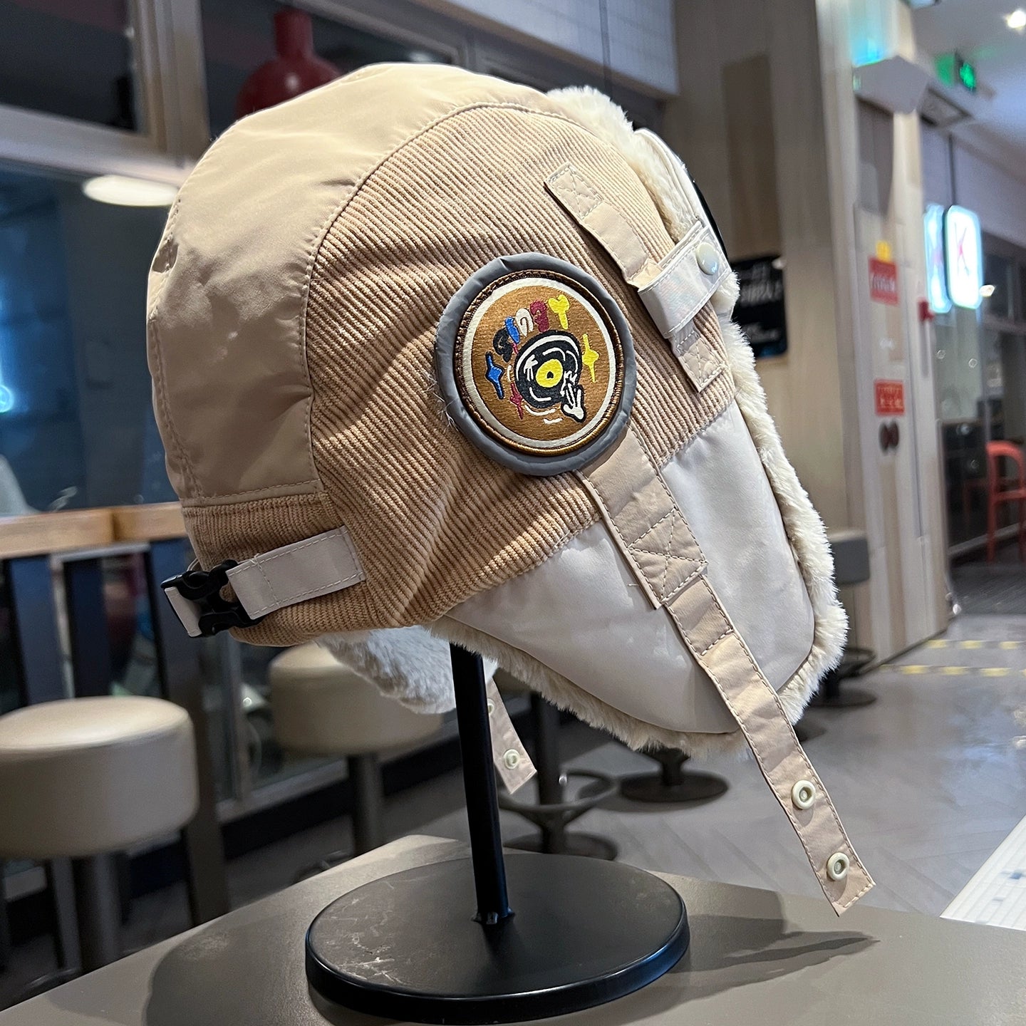 Retro Aviator Hat with Goggles