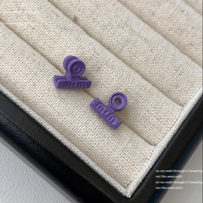 Funny Mini File Earrings