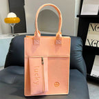 Candy Color Felt Tote Bag