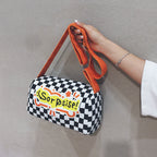 Checkerboard Pillow Sling Bag