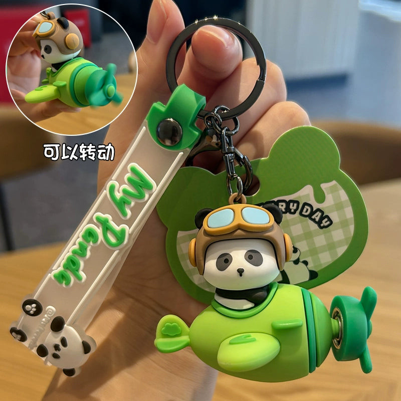 Panda Piolt Keychain
